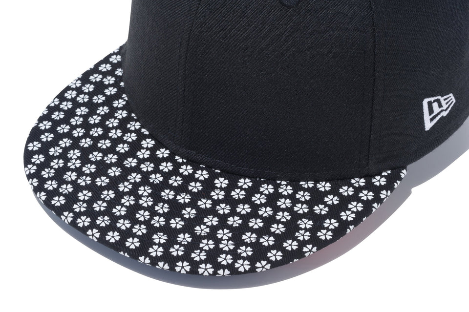 【ストア限定】 59FIFTY 浮世絵 葛飾北斎 凱風快晴 ブラック 小紋バイザー