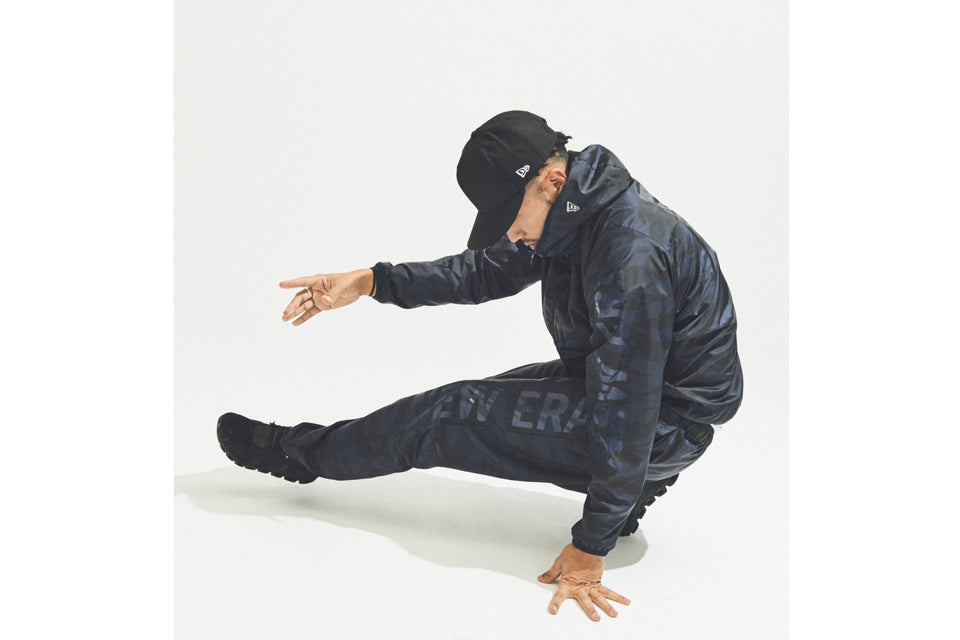 【 Performance Apparel 】 ウィンドパンツ タイガーストライプカモ × ネイビー