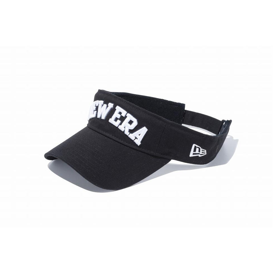 【ゴルフ】 サンバイザー NEW ERA ブラック × ホワイト