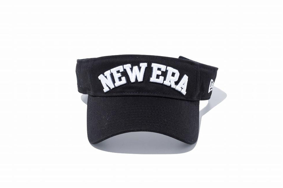 【ゴルフ】 サンバイザー NEW ERA ブラック × ホワイト