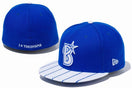 【ストア限定】 59FIFTY 横浜DeNAベイスターズ ブライトロイヤル × ホワイト ストライプバイザー