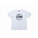 コットン Tシャツ バイザーステッカー ホワイト × ブラック レギュラーフィット