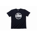 コットン Tシャツ バイザーステッカー ブラック × ホワイト レギュラーフィット