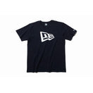 コットン Tシャツ フラッグロゴ ブラック × ホワイト レギュラーフィット