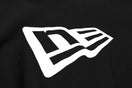長袖 コットン Tシャツ フラッグロゴ ブラック × ホワイト レギュラーフィット