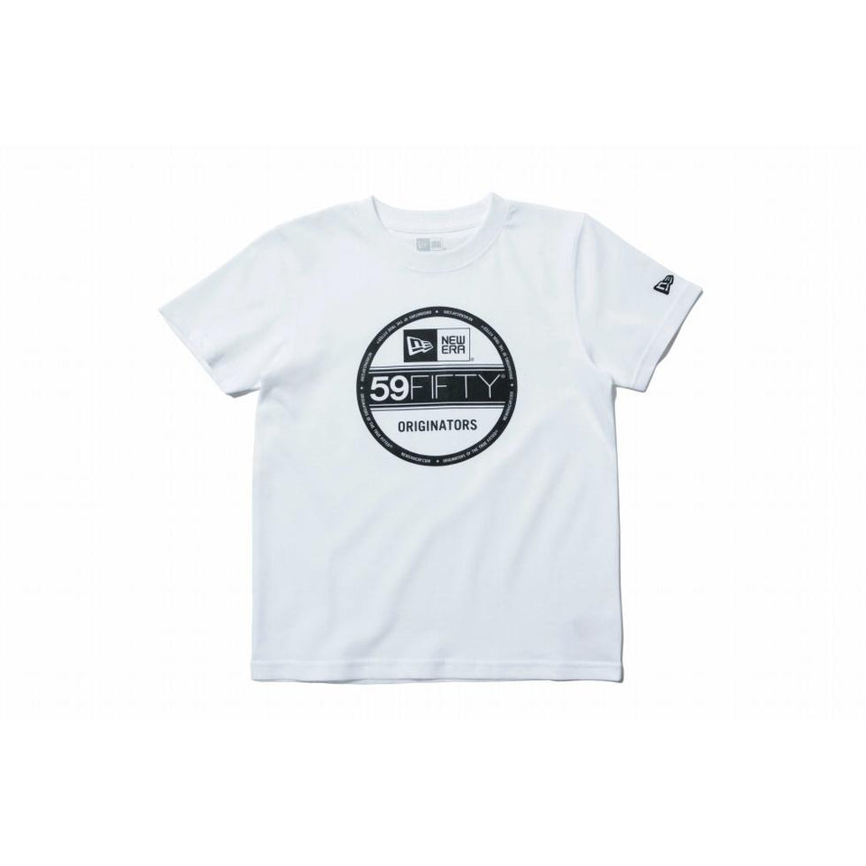 Youth コットン Tシャツ バイザーステッカー ホワイト × ブラック