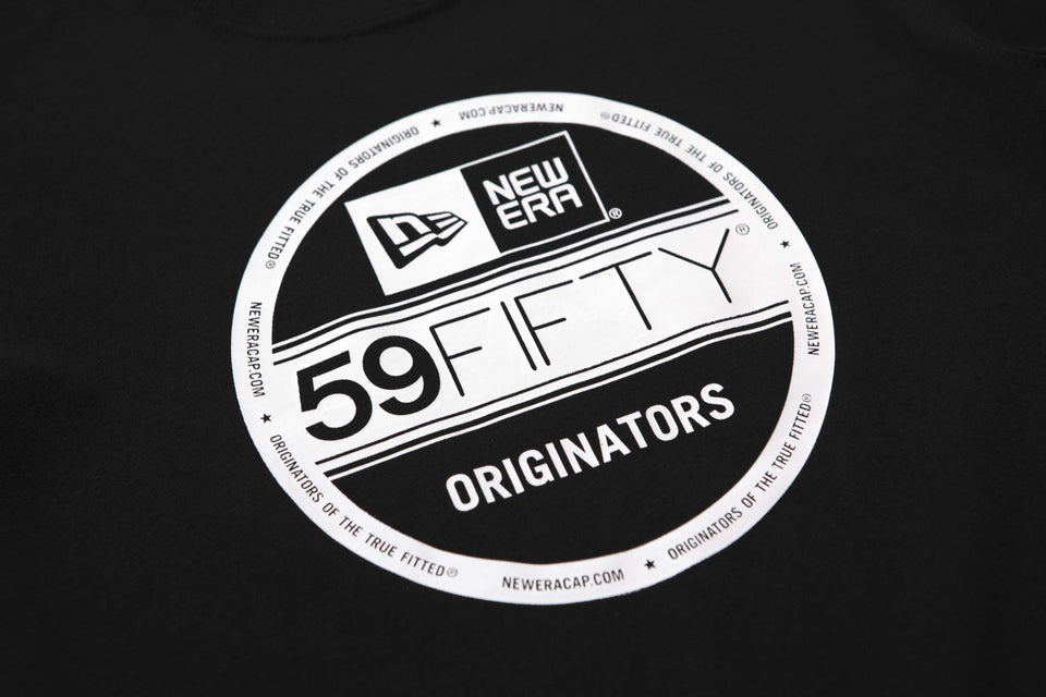 Youth コットン Tシャツ バイザーステッカー ブラック × ホワイト