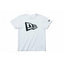 Youth コットン Tシャツ フラッグロゴ ホワイト × ブラック