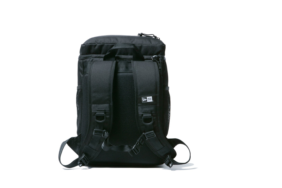Youth ボックスパック 15L プリントロゴ ブラック × ホワイト