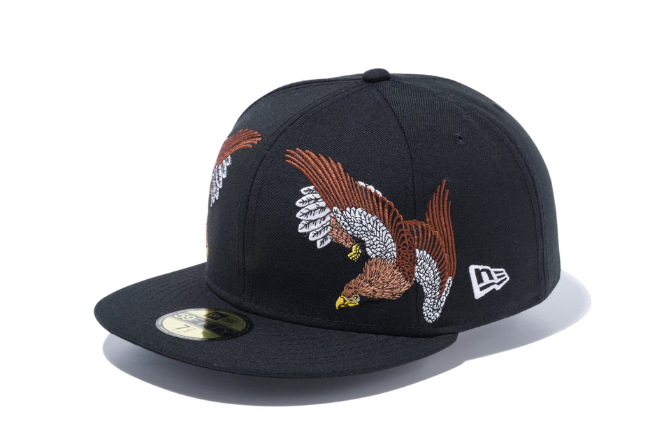 59FIFTY 石川真澄 Masumi Ishikawa 鷹 ブラック