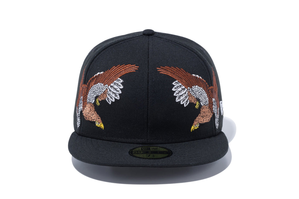 59FIFTY 石川真澄 Masumi Ishikawa 鷹 ブラック