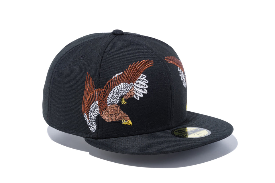 59FIFTY 石川真澄 Masumi Ishikawa 鷹 ブラック