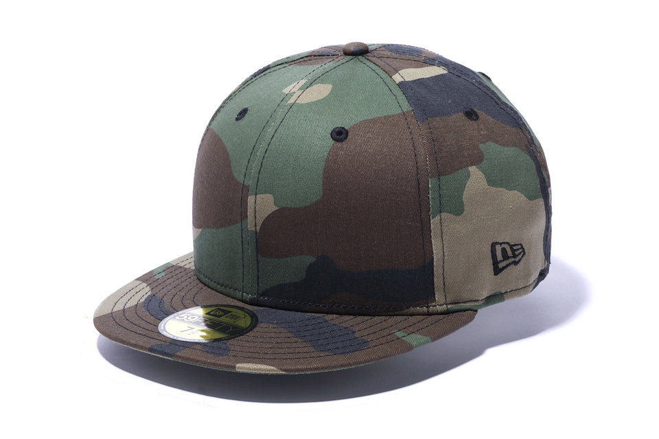 59FIFTY ベーシック ウッドランドカモ ブラックフラッグ