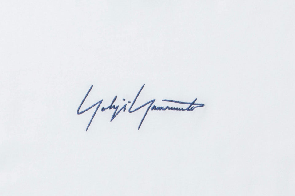 コットン Tシャツ Yohji Yamamoto SS19 ホワイト × ライトネイビー