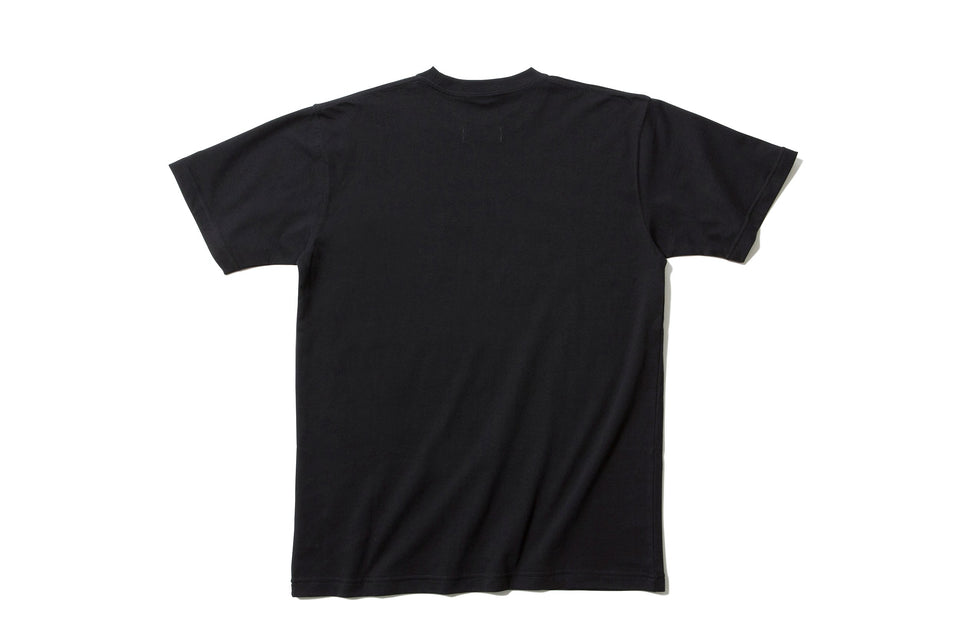 コットン Tシャツ Yohji Yamamoto SS19 ブラック × ブルー