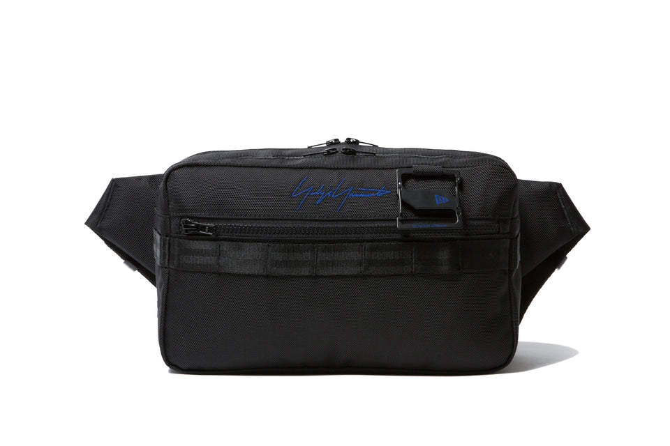 スクエア ウエストバッグ 7L Yohji Yamamoto SS19 ブラック × ブルー
