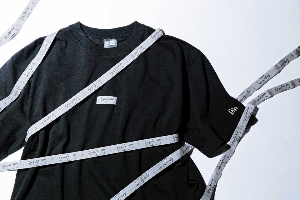 コットン Tシャツ Yohji Yamamoto SS19 LABEL ブラック
