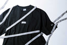 コットン Tシャツ Yohji Yamamoto SS19 LABEL ブラック