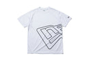 テック Tシャツ ビッグフラッグ & ニューエラ ワードマーク ホワイト 【NEW ERA WORKOUT】