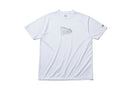 テック Tシャツ フラッグ アウトライン ホワイト 【NEW ERA WORKOUT】