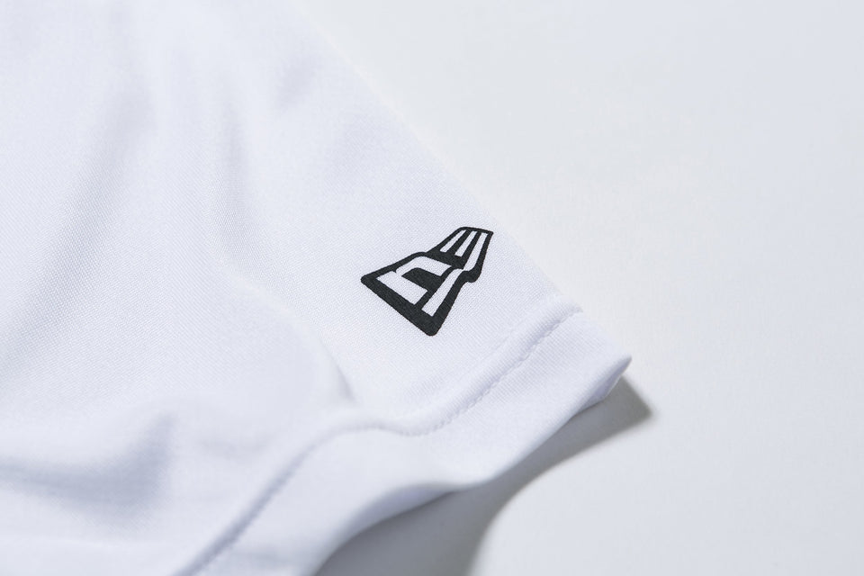 テック Tシャツ フラッグ アウトライン ホワイト 【NEW ERA WORKOUT】