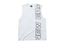 マッスルタンクトップ ニューエラ ワードマーク バーチカル ホワイト 【NEW ERA WORKOUT】