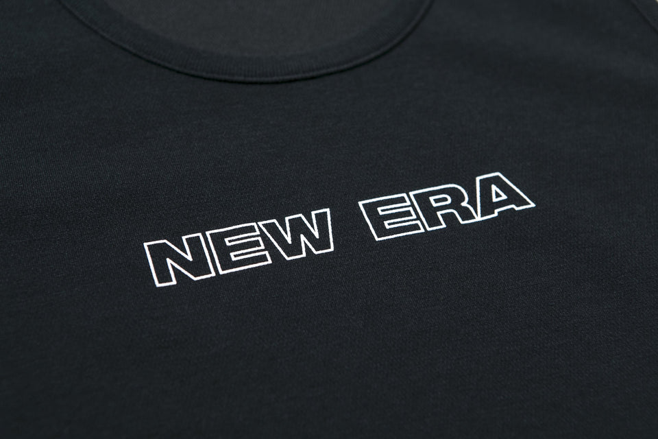 マッスルタンクトップ ニューエラ ワードマーク スモールロゴ ブラック 【NEW ERA WORKOUT】
