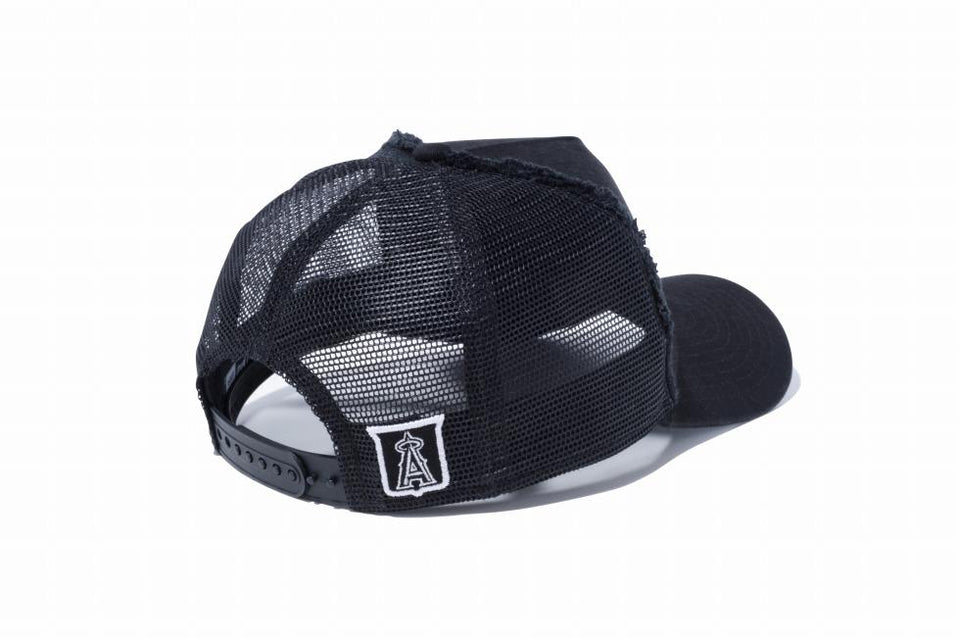 Youth 9FORTY A-Frame トラッカー Battalion ロサンゼルス・エンゼルス ブラック × ホワイト