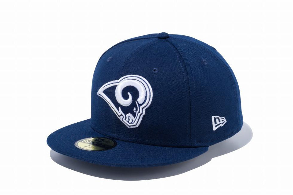 59FIFTY ロサンゼルス・ラムズ ネイビー × チームカラー