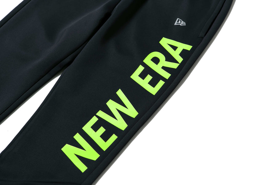 【 Performance Apparel 】 ウォームアップパンツ ブラック × フラッシュグリーン