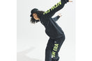 【 Performance Apparel 】 ウォームアップジャケット ブラック × フラッシュグリーン