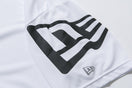 テック Tシャツ バーチカル ニューエラ ホワイト × ブラック 【 Performance Apparel 】