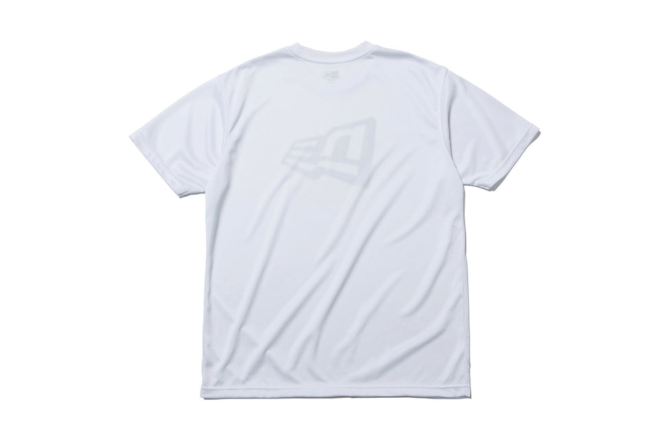 【Performance Apparel 】 テック Tシャツ ニューエラフラッグ ホワイト × タイガーストライプカモブラック