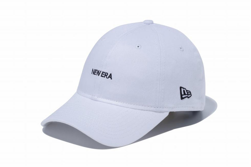 9THIRTY クロスストラップ NEW ERA ミニロゴ ホワイト × ブラック