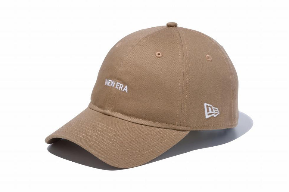 9THIRTY クロスストラップ NEW ERA ミニロゴ カーキ × ホワイト