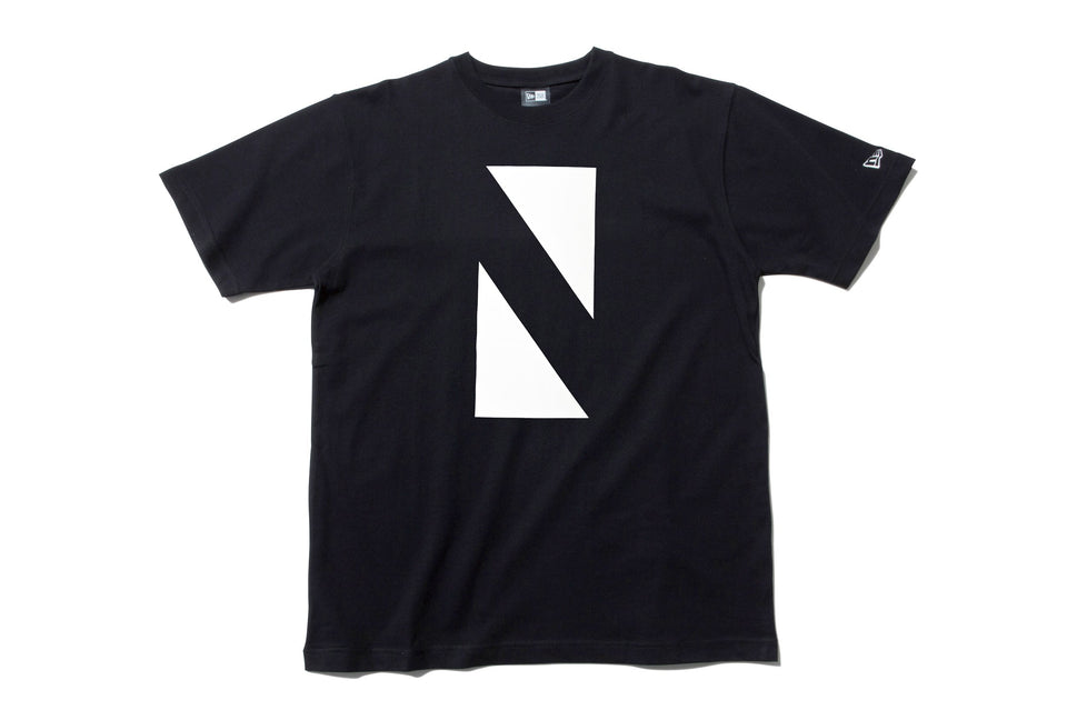 【ストア限定】 コットン Tシャツ N トライアングル ブラック