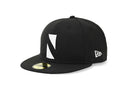 【ストア限定】 59FIFTY N トライアングル ブラック × ホワイト