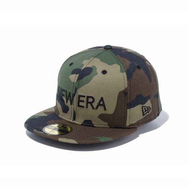 59FIFTY NEW ERA ウッドランドカモ × ブラック