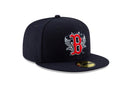 59FIFTY MLB ロンドンシリーズ ボストン・レッドソックス ユニオンジャックアンダーバイザー ネイビー