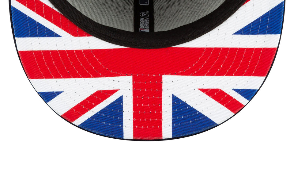 59FIFTY MLB ロンドンシリーズ ボストン・レッドソックス ユニオンジャックアンダーバイザー ネイビー