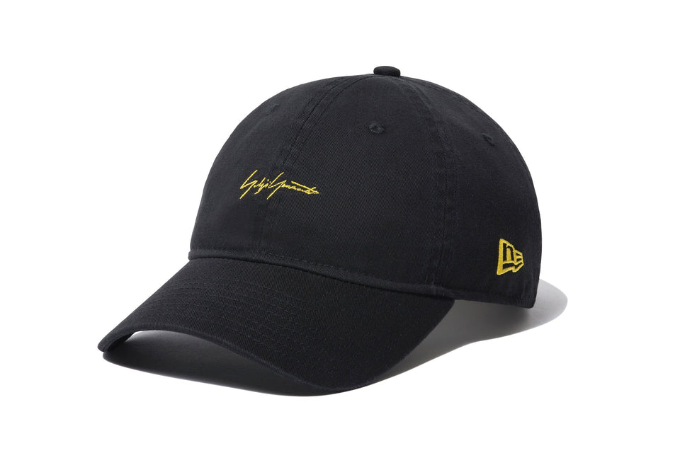 9THIRTY クロスストラップ Yohji Yamamoto SS19 ミニロゴ ウォッシュドコットン ブラック × イエロー