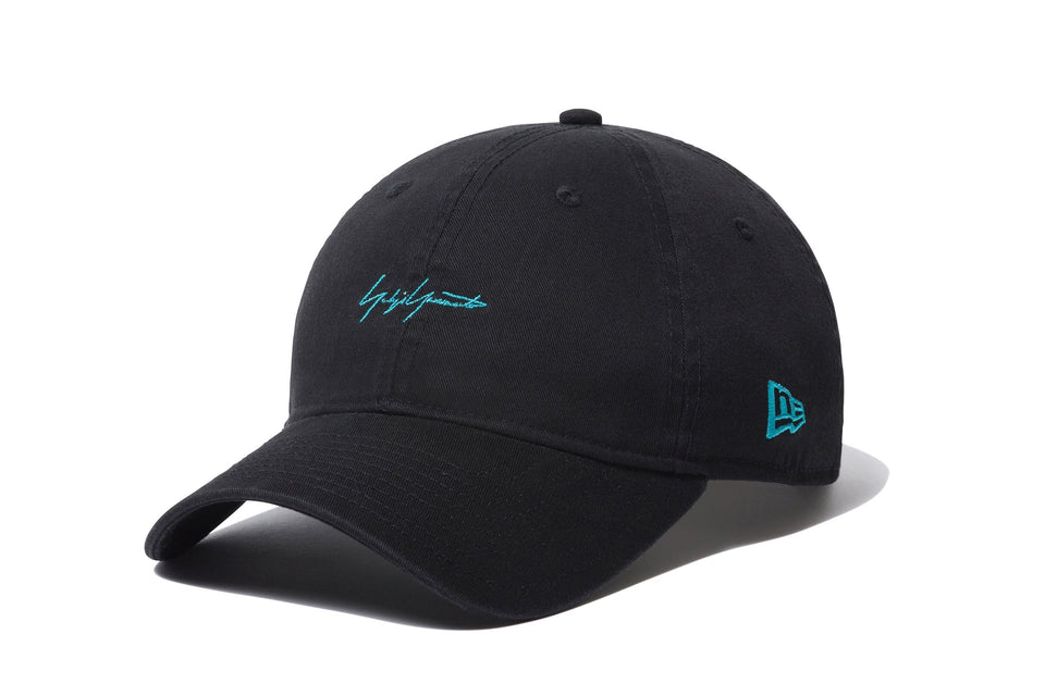 9THIRTY クロスストラップ Yohji Yamamoto SS19 ミニロゴ ウォッシュドコットン ブラック × ブルー