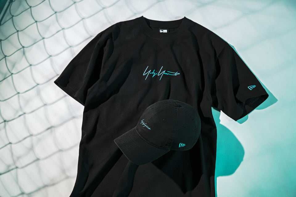 9THIRTY クロスストラップ Yohji Yamamoto SS19 ミニロゴ ウォッシュドコットン ブラック × ブルー