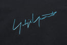 コットン Tシャツ Yohji Yamamoto SS19 シグネチャーロゴ ブラック × ブルー