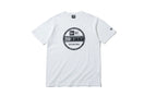 コットン Tシャツ タイガーストライプカモグレー バイザーステッカー ホワイト