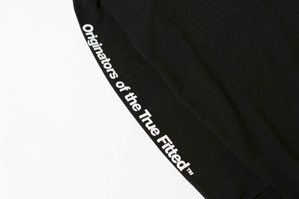 長袖 コットン Tシャツ Originators of the True Fitted ブラック