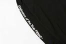 長袖 コットン Tシャツ Originators of the True Fitted ブラック