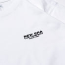 長袖 コットン Tシャツ ニューエラ キャップ カンパニー ホワイト × ブラック