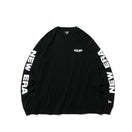 長袖 コットン Tシャツ ニューエラ キャップ カンパニー ブラック × ホワイト