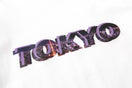 長袖 コットン Tシャツ シティーランドスケイプ ホワイト